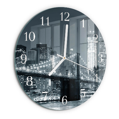 Reloj de pared redondo Puente horizontal