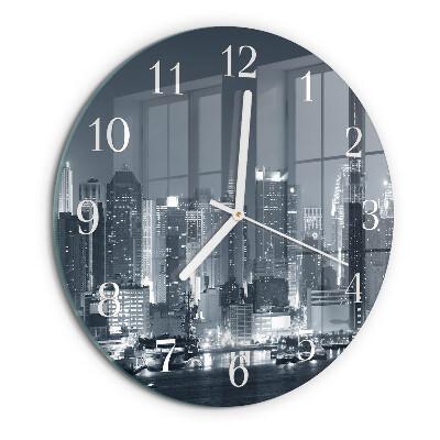 Reloj de pared redondo Noche del horizonte