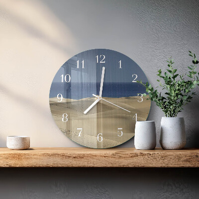 Reloj de pared redondo Dunas marinas