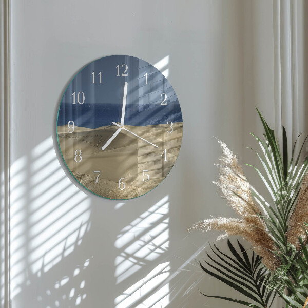 Reloj de pared redondo Dunas marinas