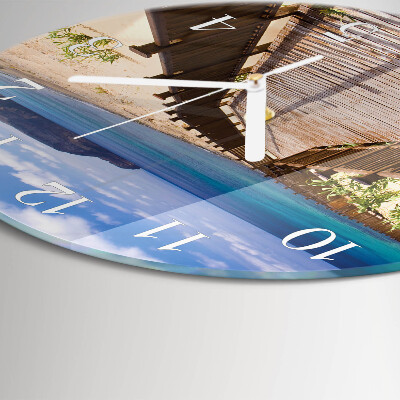 Reloj de pared redondo Playa Mar