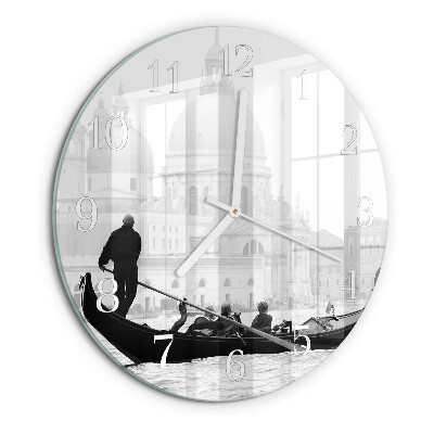 Reloj de pared redondo El barco veneciano