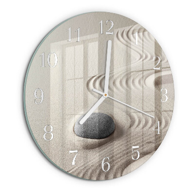 Reloj de pared redondo Arena de piedra