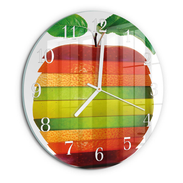 Reloj de pared redondo Manzana