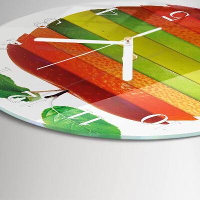 Reloj de pared redondo Manzana
