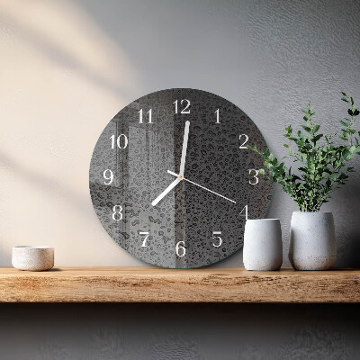 Reloj de pared redondo Gotas de agua