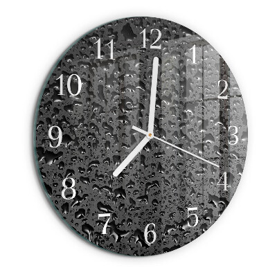 Reloj de pared redondo Gotas de agua