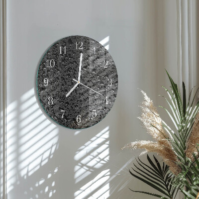 Reloj de pared redondo Gotas de agua