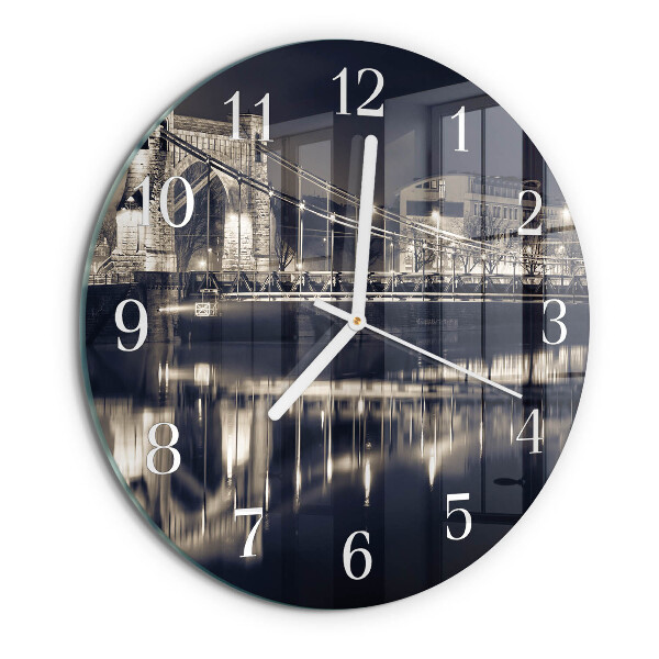 Reloj de pared redondo Puente