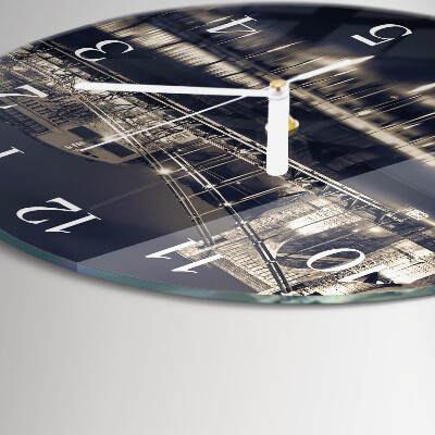 Reloj de pared redondo Puente