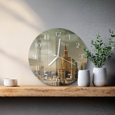 Reloj de pared redondo Varsovia