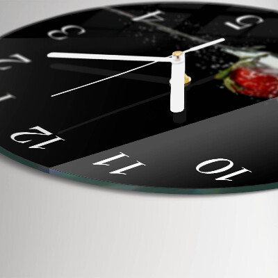 Reloj de pared redondo Fresa