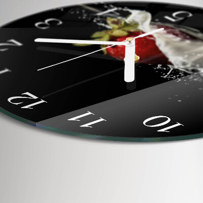 Reloj de pared redondo Fresa