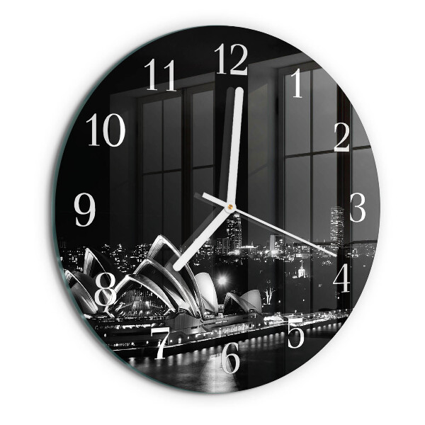 Reloj de pared redondo Horizonte de Sídney