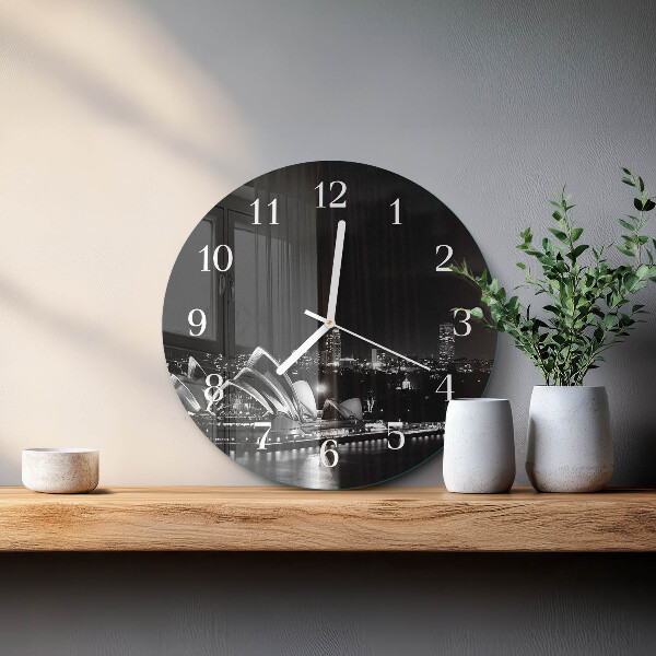 Reloj de pared redondo Horizonte de Sídney