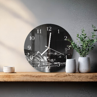 Reloj de pared redondo Horizonte de Sídney