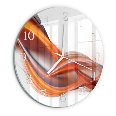 Reloj de pared redondo Humo abstracto