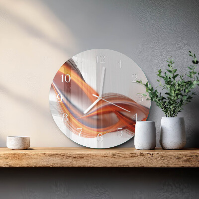 Reloj de pared redondo Humo abstracto