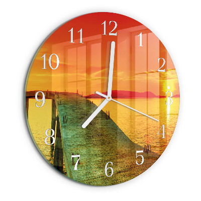 Reloj de pared redondo Puente