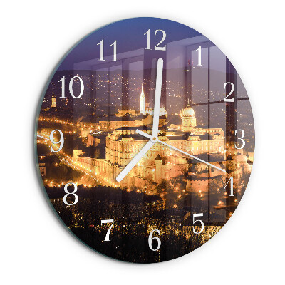 Reloj de pared redondo Ciudad de Budapest