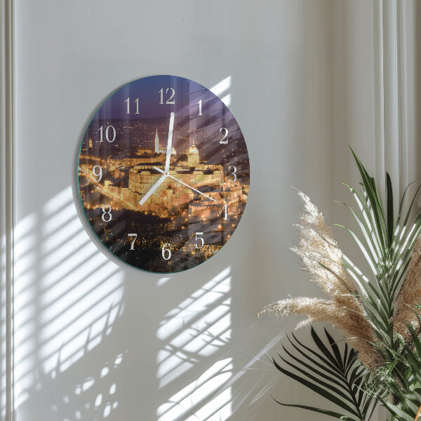 Reloj de pared redondo Ciudad de Budapest