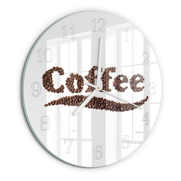 Reloj de pared redondo Café 