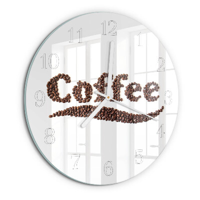 Reloj de pared redondo Café 