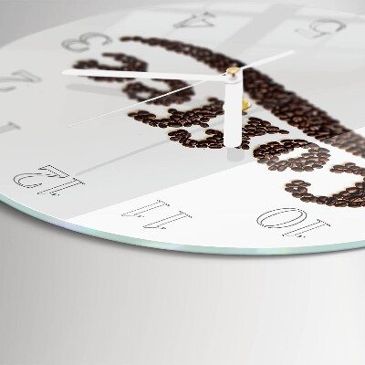 Reloj de pared redondo Café 