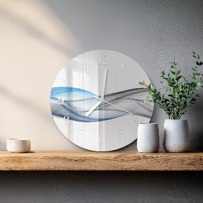 Reloj de pared redondo Humo abstracto