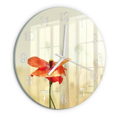 Reloj de pared redondo Amapola