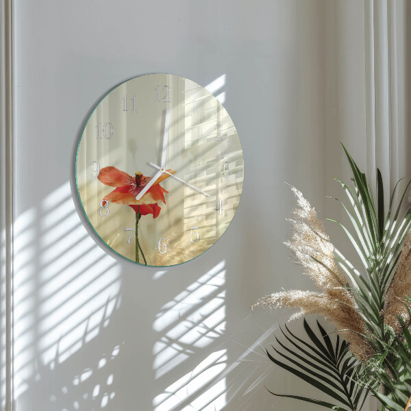 Reloj de pared redondo Amapola