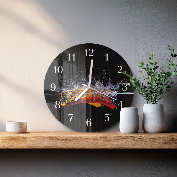 Reloj de pared redondo Chiles