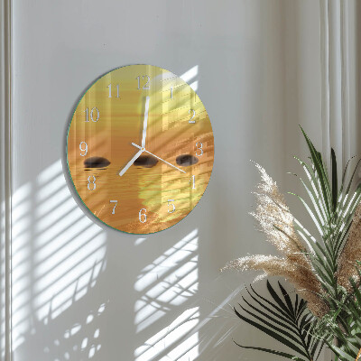 Reloj de pared redondo Agua Sol