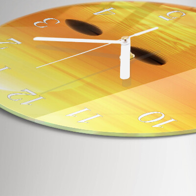 Reloj de pared redondo Agua Sol