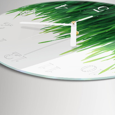 Reloj de pared redondo Césped