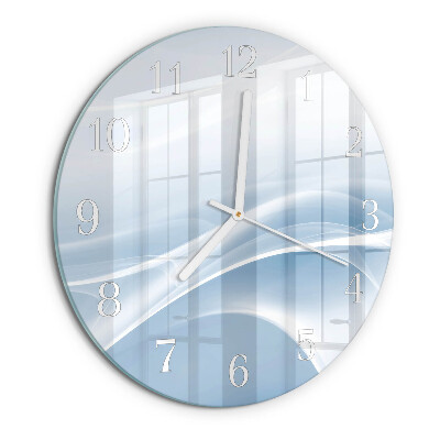 Reloj de pared redondo Líneas abstractas