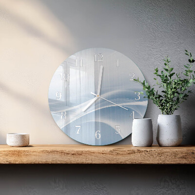 Reloj de pared redondo Líneas abstractas