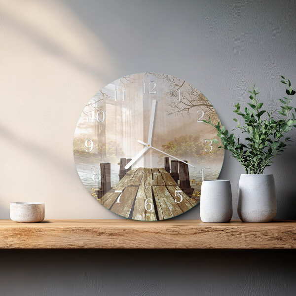 Reloj de pared redondo Red