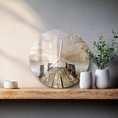 Reloj de pared redondo Red