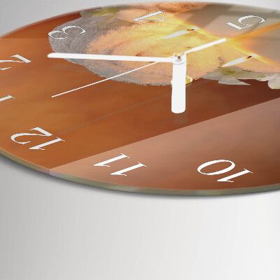Reloj de pared redondo Velas de spa