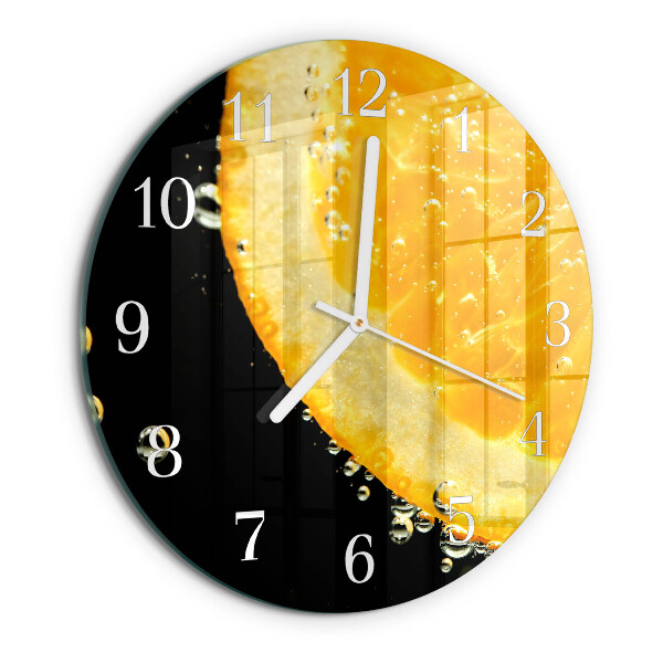 Reloj de pared redondo Cítrico