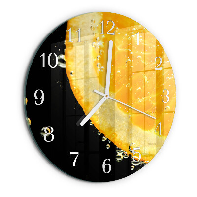 Reloj de pared redondo Cítrico