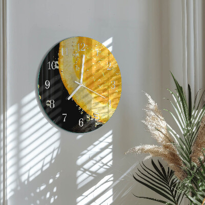 Reloj de pared redondo Cítrico