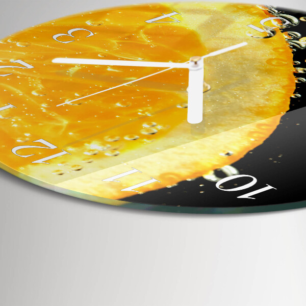Reloj de pared redondo Cítrico