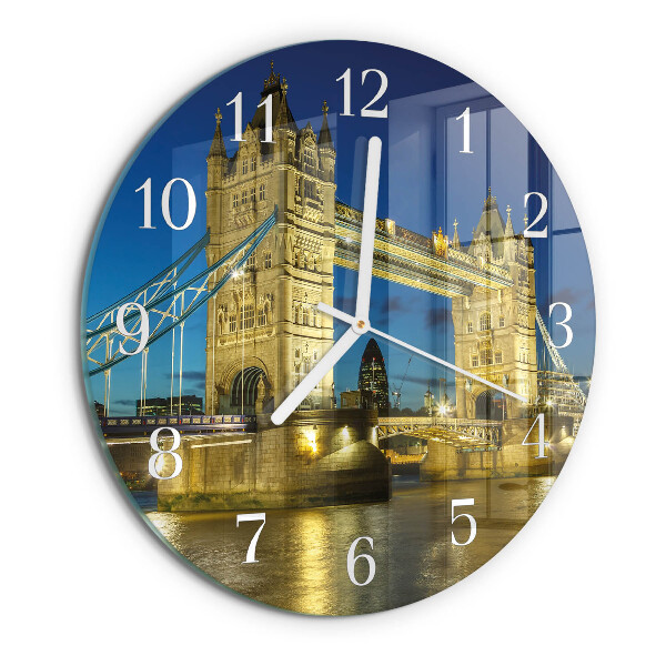 Reloj de pared redondo Puente de Londres