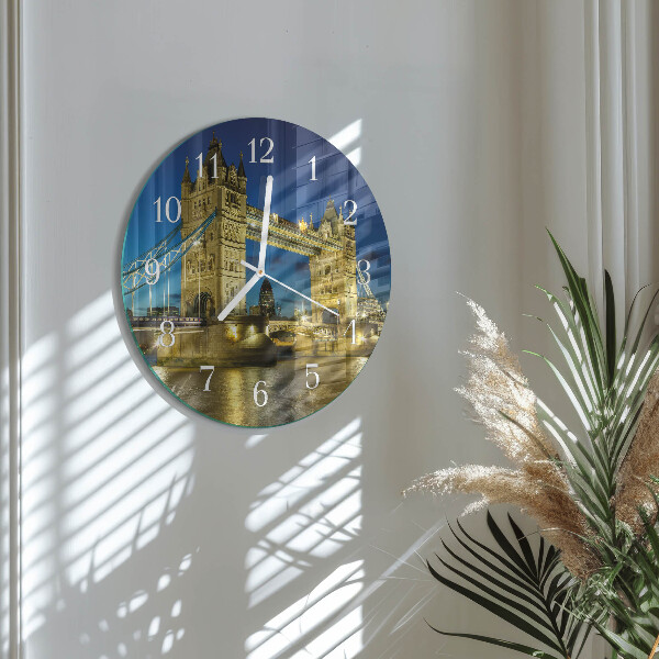 Reloj de pared redondo Puente de Londres