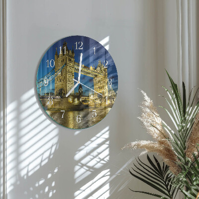 Reloj de pared redondo Puente de Londres
