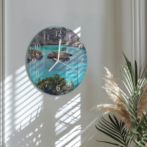 Reloj de pared redondo Paisaje marino