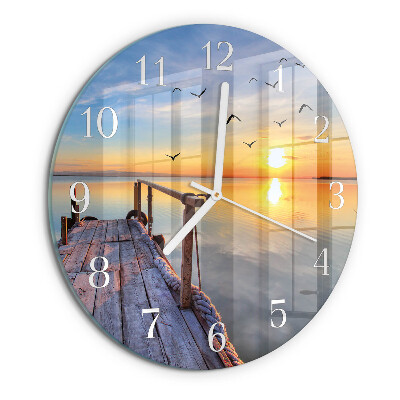 Reloj de pared redondo Muelle