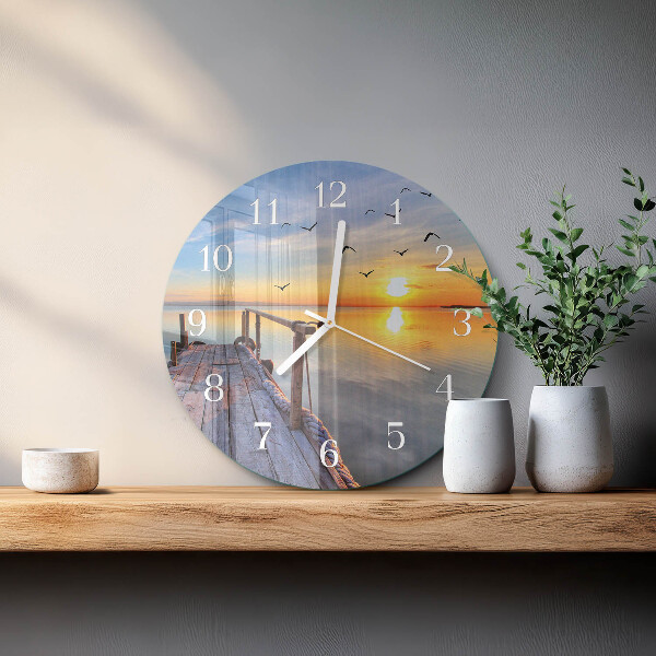 Reloj de pared redondo Muelle